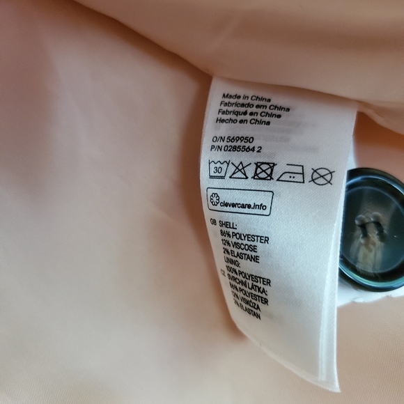 🥂🍾HOST PICK 🍾🥂 H & M Blush Pea Coat - Picture 6 of 7